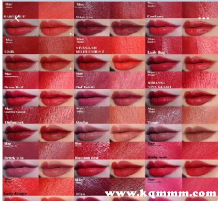 一张图看懂口红色系，2023年最流行的口红色系 - 海淘族