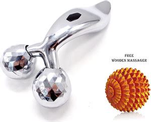 ExpressHub 3DMSGR Face Body 360 Rotate Manual Roller Massager, 3D ...