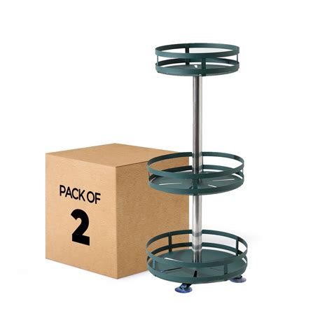Revolving Dressing Rack | Stackable Kitchen Basket - Carbon Steel ...