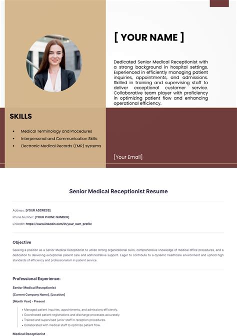 Free Receptionist Templates to Edit Online