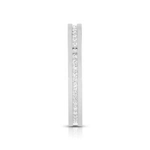 Uniquely Textured Platinum Couple Rings Eternity Style JL PT 528 ...