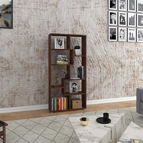 Anikaa Petra Engineered Wood Bookshelf Storage/Book Cabinet/Book Rack ...