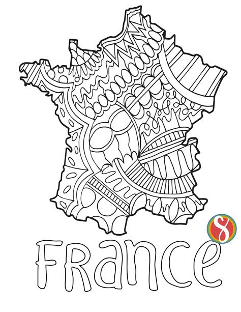 Printable French Coloring Pages [2025]