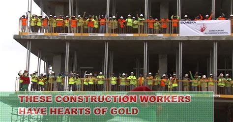 Construction workers, Santa deliver smiles to children at hospital ...