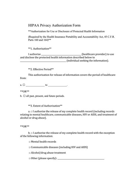 How to Fill Out HIPAA Form 的图像结果