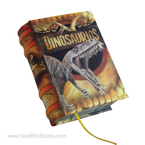New Dinosaurios in spanish Legible Miniature Book hardcover with illus ...