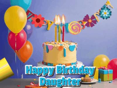 Happy Birthday Daughter GIF 17