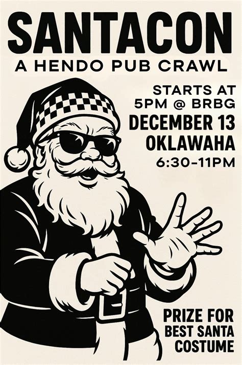 SantaCon Pub Crawl (Ska City Pregame!), 147 1st Ave E, Hendersonville ...