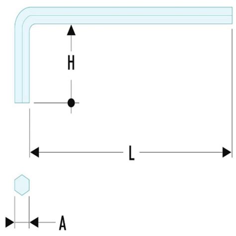 83H.1.5 Facom | Facom 5 piece L Shape Metric Hex Key Set, 1.5mm | 238 ...