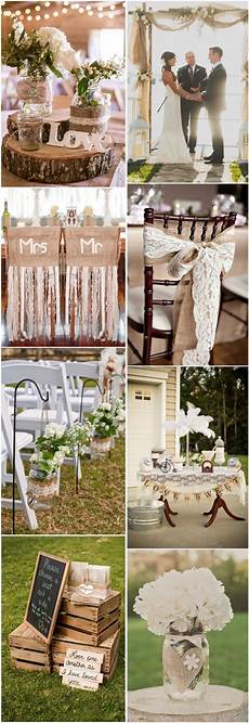 Country Themed Wedding Ideas by 45 Chic Rustic Burlap Lace Wedding Ideas And Inspiration Country Themed Wedding Ideas