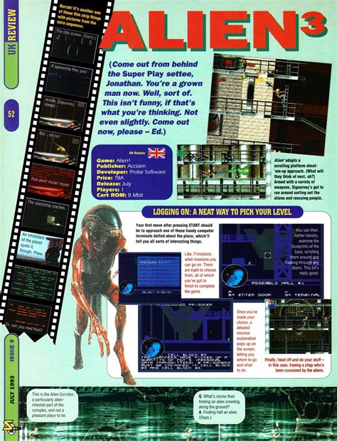 Alien 3 Super Nintendo 的图像结果