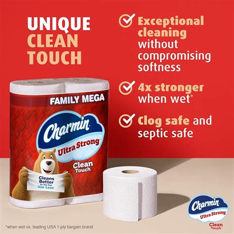 Charmin Ultra Strong Clean Touch Toilet Paper, 24 India | Ubuy
