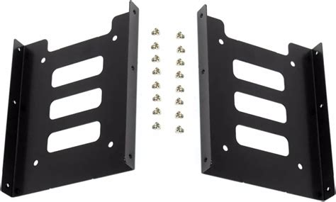 Storite 2.5" to 3.5" Bay SSD HDD Notebook Hard Disk Drive Metal Black ...