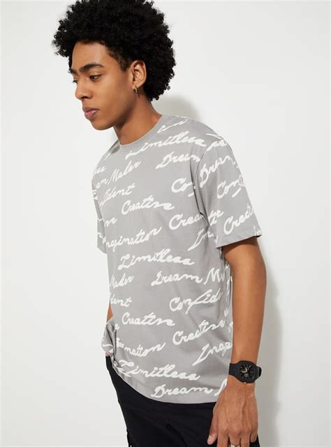 Buy URB_N Men Printed T-shirt Online at just Rs. 399.0 - 1000014804291 ...