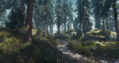 Forest Level in UE4 Tutorial Part 2 的图像结果