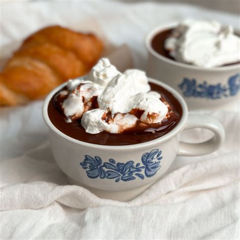 Paris Hot Chocolate Recipe (Angelina Cafe) - BAKE WITH ZOHA