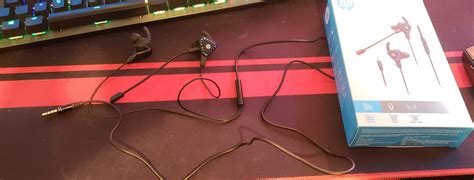 HP Wired Gaming Earbuds with mic Deep Bass Earphones in-Ear Headset ...
