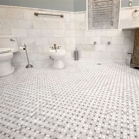 Bathroom Floor Tiles White