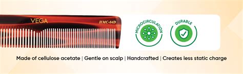 Buy Vega Tortoise Shell Half Coarse Half Fine Medium Sized Graduated ...