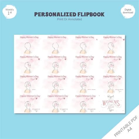 Personalized Women's day Flipbook | INR 99 ONLY | Free Shipping ...