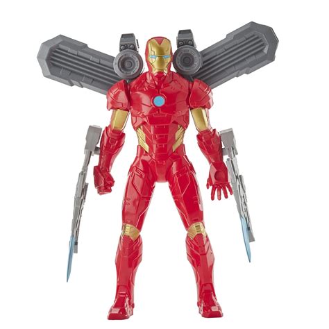 Buy Marvel Avengers Iron Man Figure, Arc Booster, Arc Swords (5 Inches ...