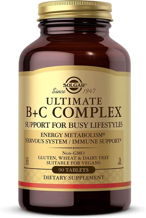 Ultimate B+C Complex Stress Formula 90 Tablets