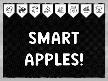 SMART APPLES! Ready to print Fall Bulletin Board Kit, Fall Classroom ...