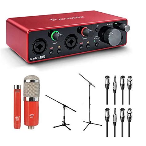 Focusrite Scarlett 2i2 2nd Gen 2 USB 2.0 Audio Interface - Bundle With ...