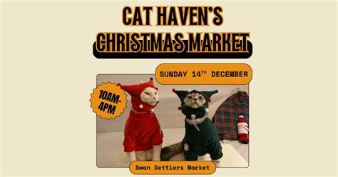 Cat Havens Christmas Market 2025, Swan Settlers Market, Herne Hill, 14 ...