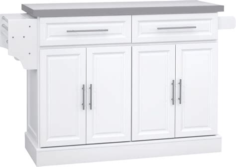 HOMCOM Rolling Kitchen Island Cart with Wheels, India | Ubuy