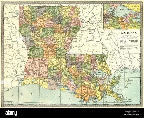 Louisiana Parish Map