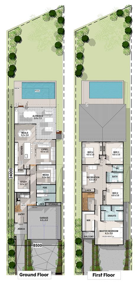 Herston Sloping Small Lot House Plans - A Special Treasure