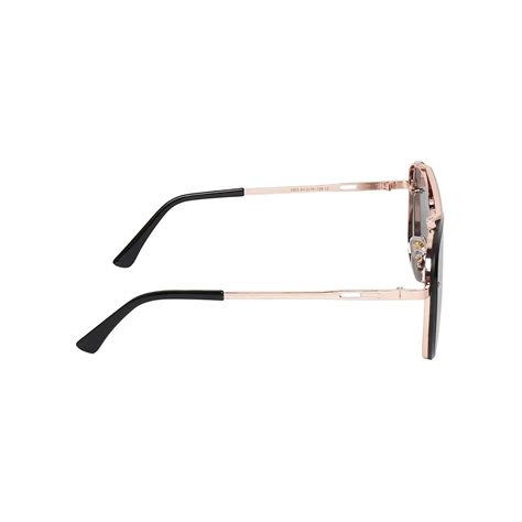 4Flaunt Bold Series Metal Frame Pilot Aviator Sunglasses - Gold Black