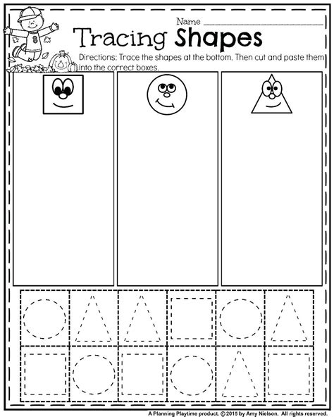Cut And Paste Worksheets For Preschoolers Fall Preschool — db-excel.com