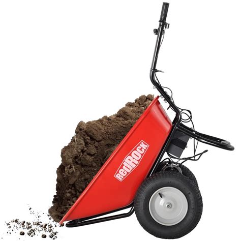 Siavonce 4-cu ft 2 Wheel Steel Powered Wheelbarrow ZX-319AAE at Lowes.com