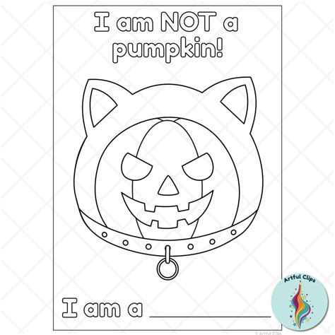 Pumpkin In Disguise Coloring Pages, Halloween Art Activity