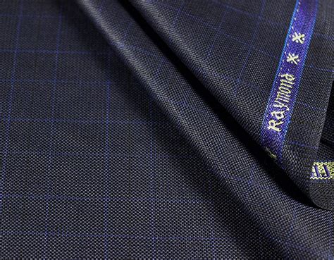 Raymond Men'S Solid Polyester Viscose Self Checks Unstitched 3 M ...