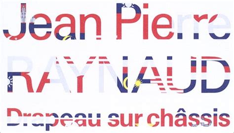 Buy Jean Pierre Raynaud: Drapeau Sur Chassis Book Online at Low Prices ...