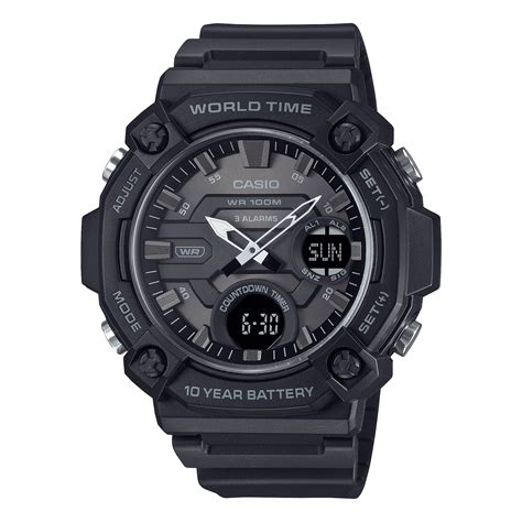 Casio Youth AEQ-120W-1BV Ana-Digi Watch | 1970 Store