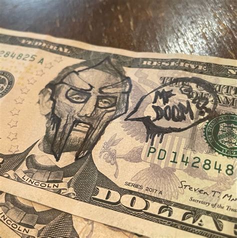 MF DOOM bill | Hip hop art, Sketches, Graphic poster