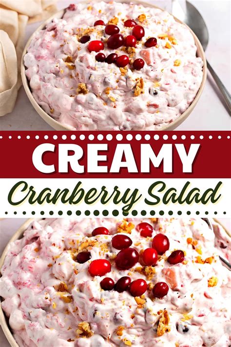 Creamy Cranberry Salad - Insanely Good