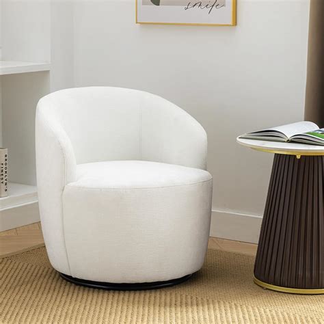 Swivel Barrel Chair