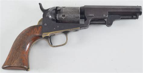 Lot - Colt Model 1849 Pocket Pistol with Stage Coach Scene cylinder ...