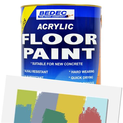 Bedec Acrylic Floor Paint (Tinted) 5L