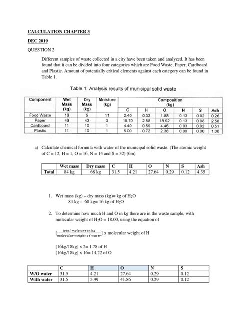 Image result for Solid Waste Calculation