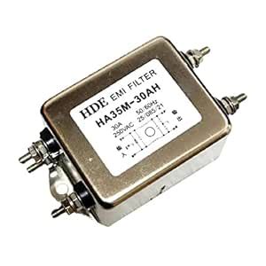 EMI RFI Filter AC 250V 30A HA35M-30AH Suppressor Power Line Noise ...