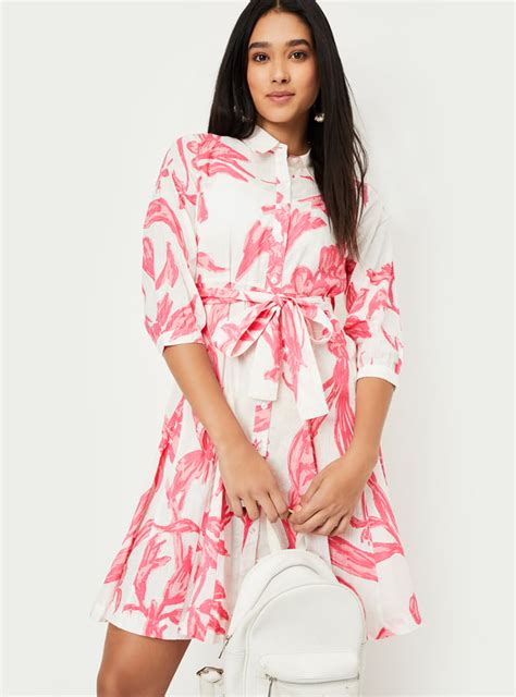 Buy Kalki x Max Women Floral Print Shirt Dress Online at just Rs. 899.0 ...