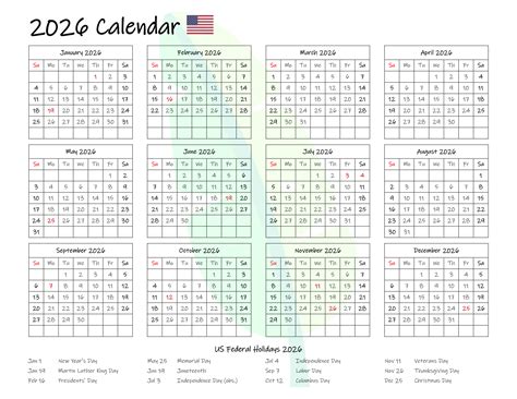 Calendar For 2026