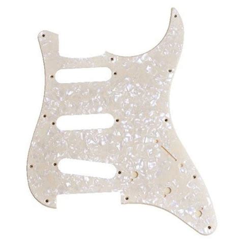 BAJAAO.COM - Buy Fender Cream Pearl Pickguard SSS 11 Hole 1-ply for ...