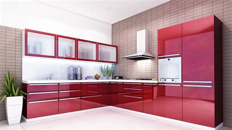 L Shape Kitchen Designs India | Modular Kitchen Design L Shape | L ...